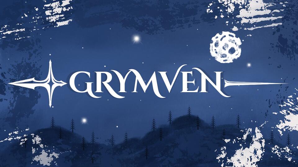 Discovery splash banner for Grymven Roblox | Dark Fantasy Discord server