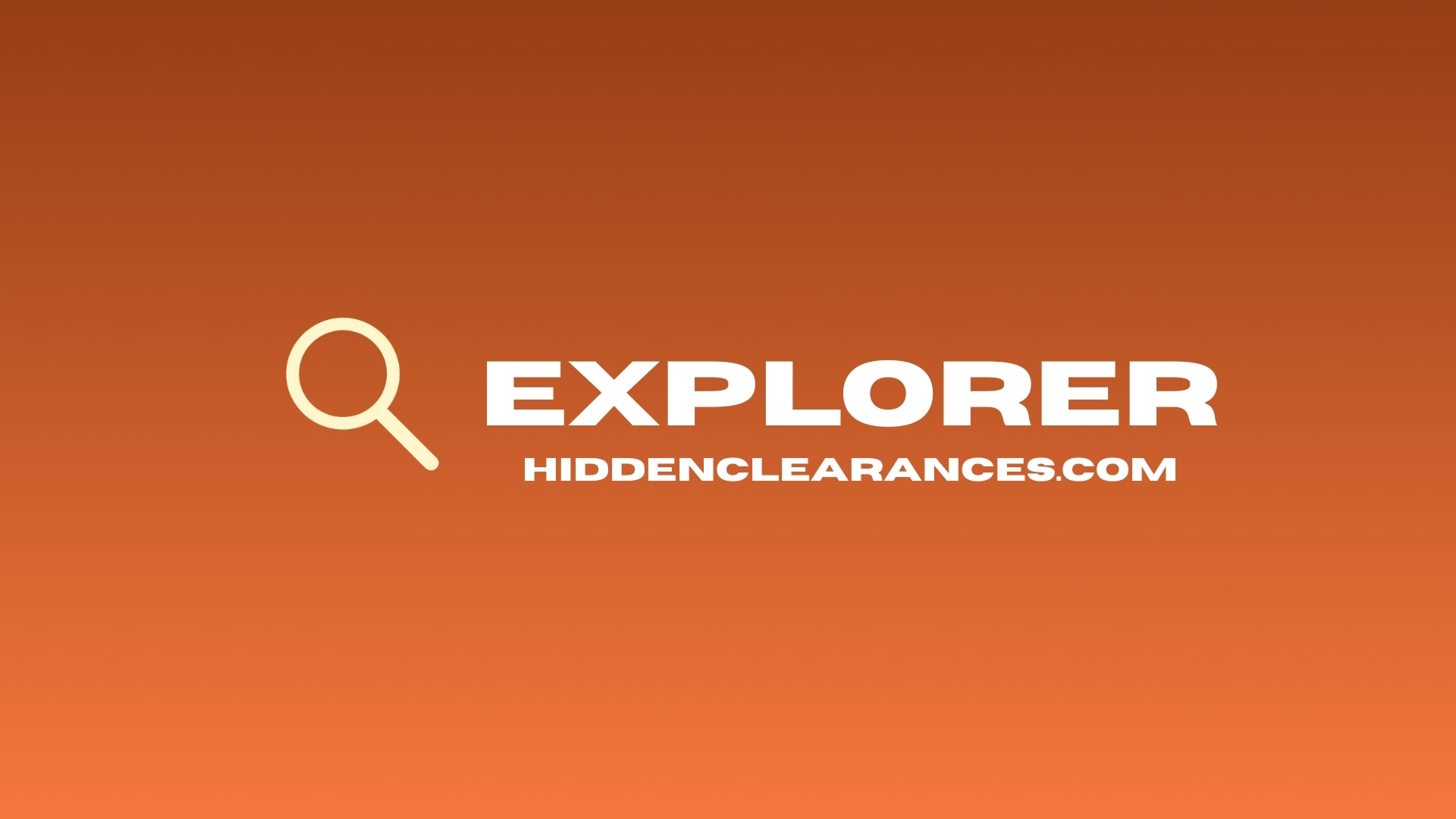 Discovery splash banner for Hidden Clearances™ Discord server