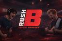 Discovery splash banner for Rush B: Esports Manager Discord server