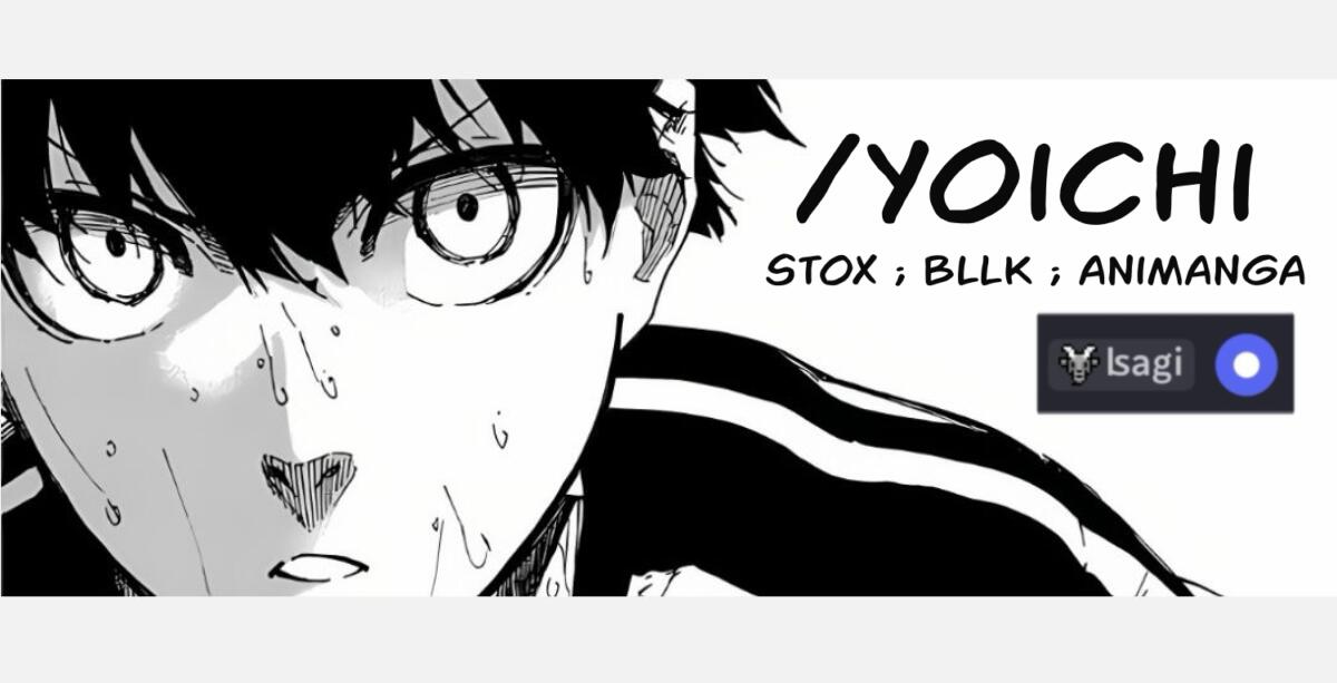 Discovery splash banner for /yoichi #Isagi tag #SUMMER26 Discord server