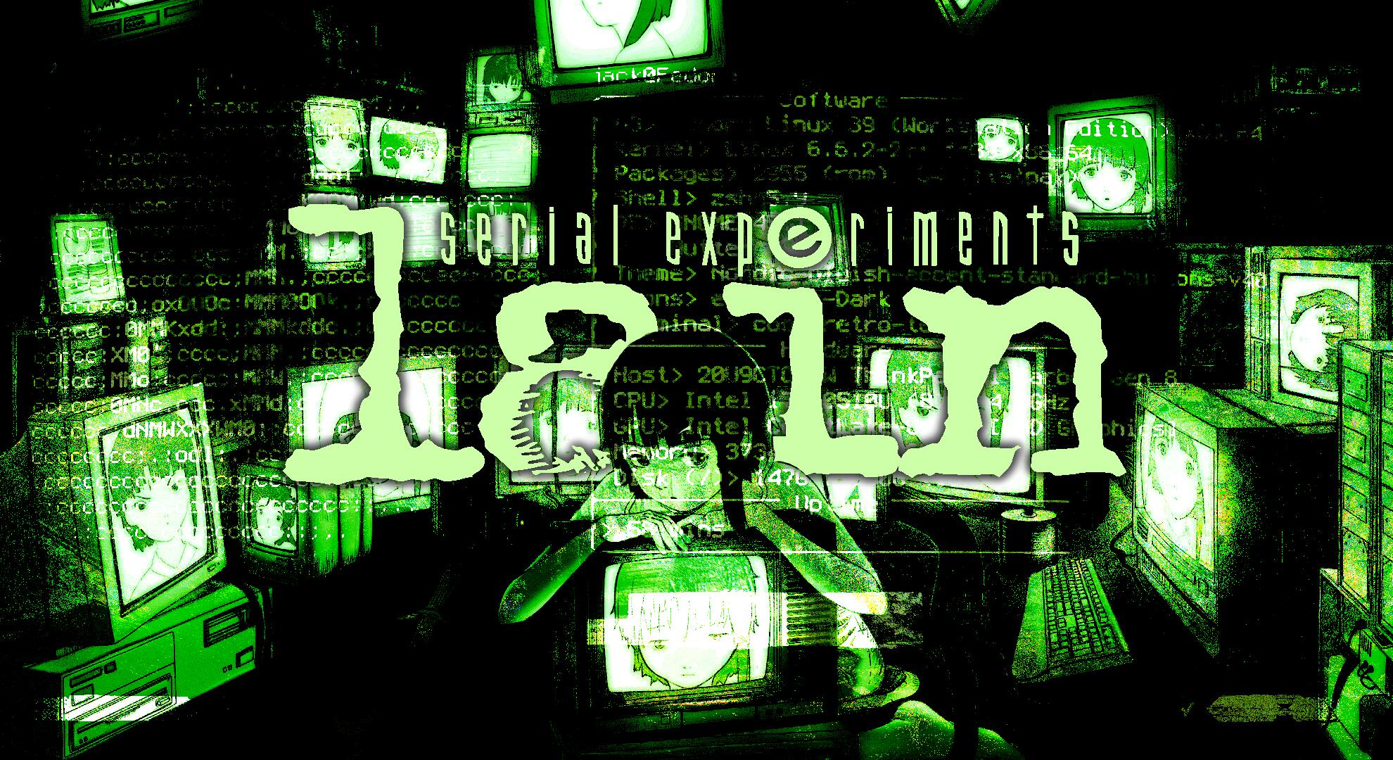 Discovery splash banner for Serial Experiments Lain Discord server