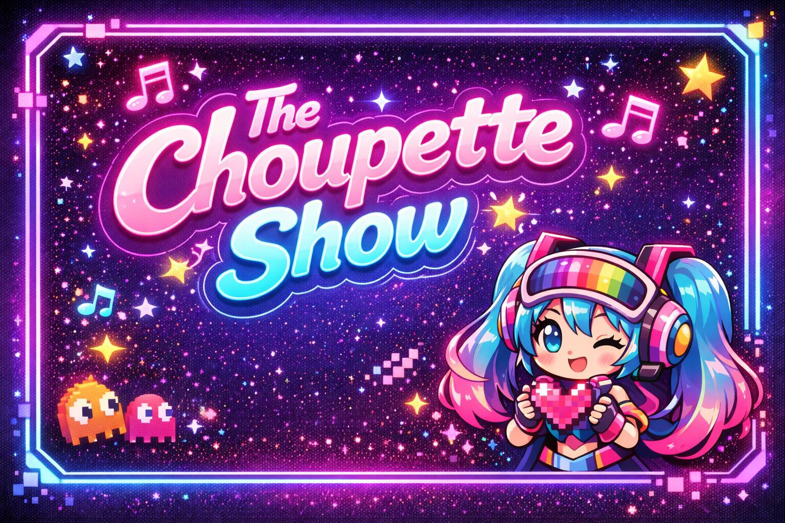 Discovery splash banner for The Choupette Show Discord server