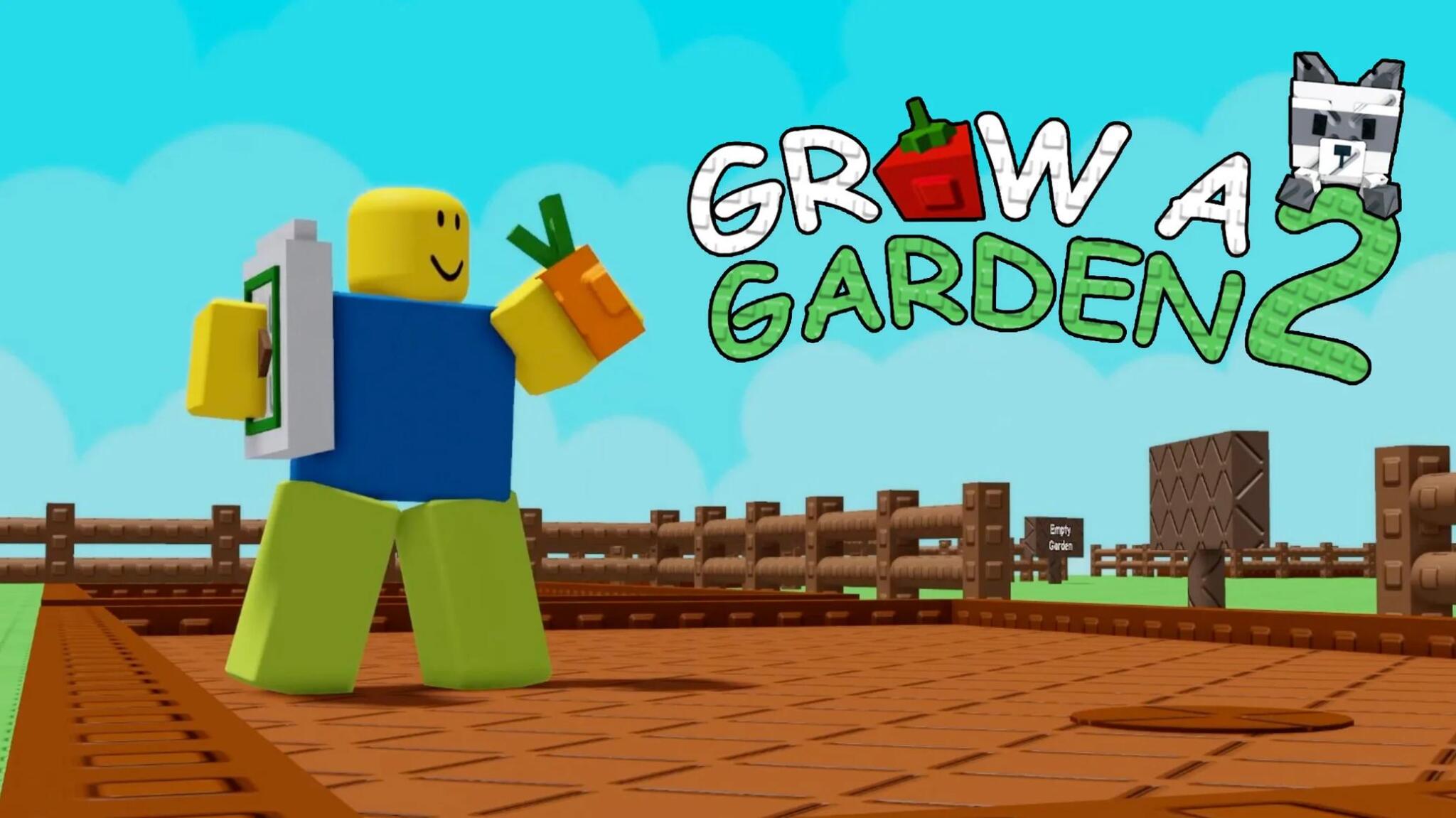 Discovery splash banner for Grow A Garden 2 Discord server