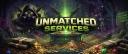 Discovery splash banner for Unmatched Services Discord server