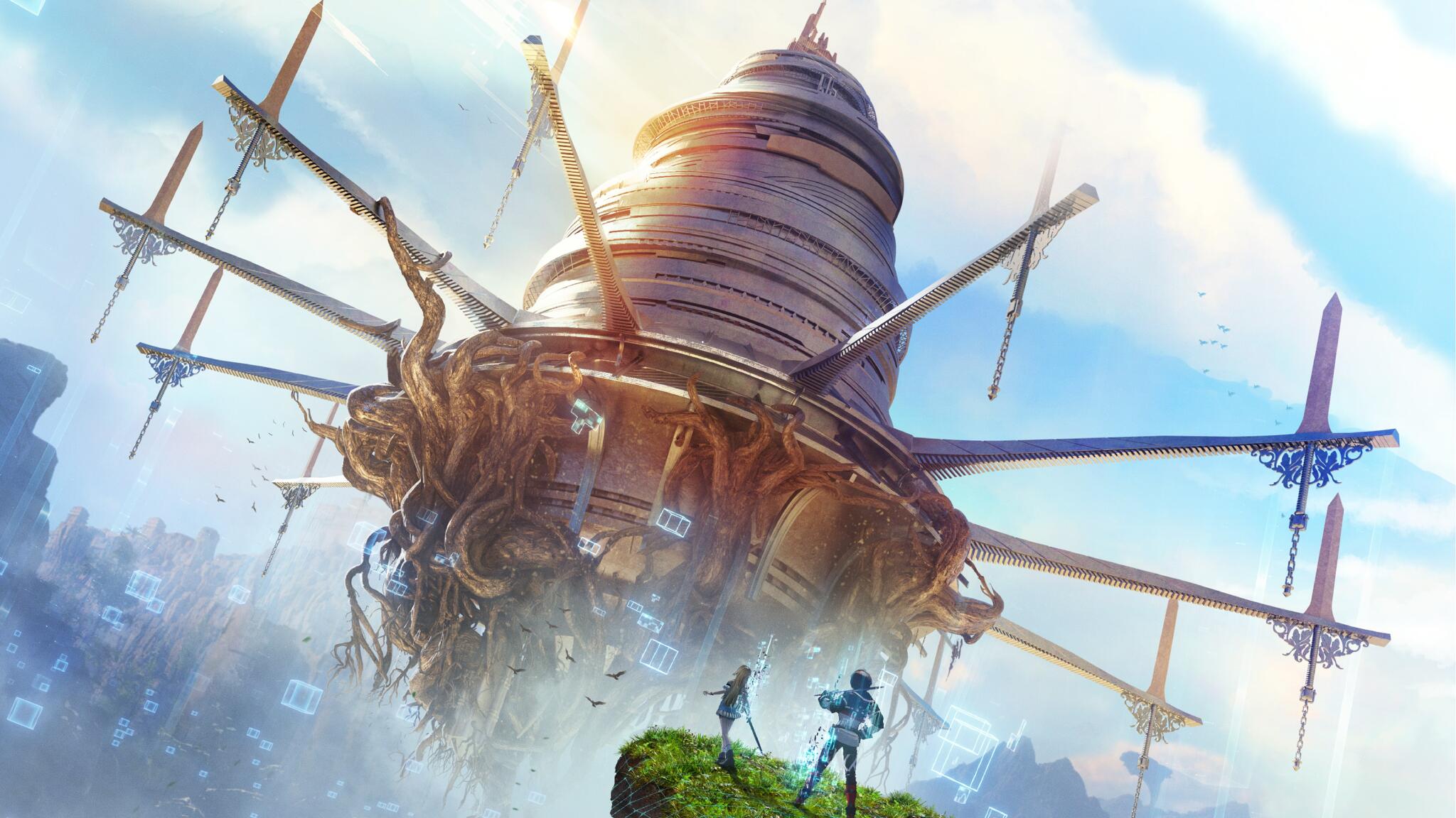 Discovery splash banner for Echoes of Aincrad Discord server