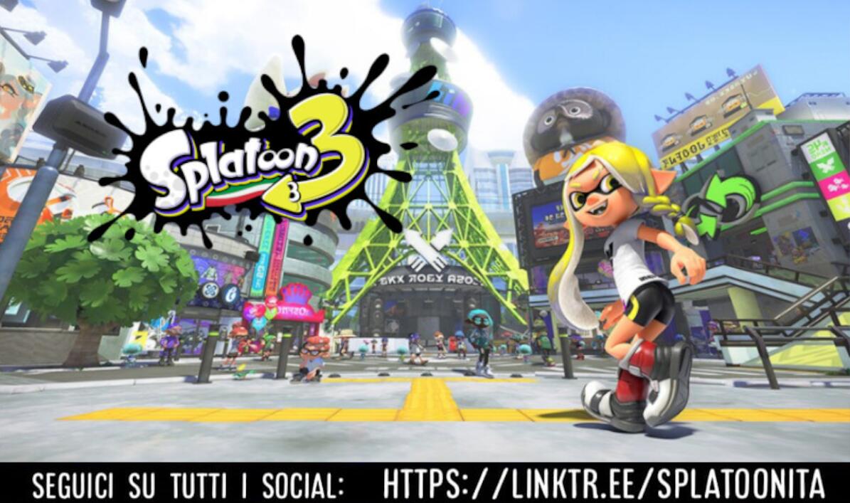 Discovery splash banner for Splatoon Italia Discord server