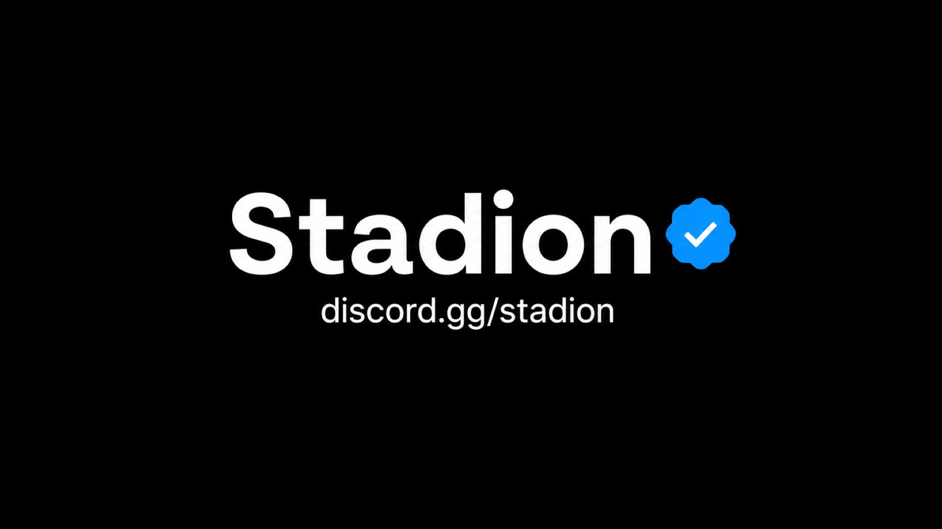 Discovery splash banner for Stadion #1 Discord server