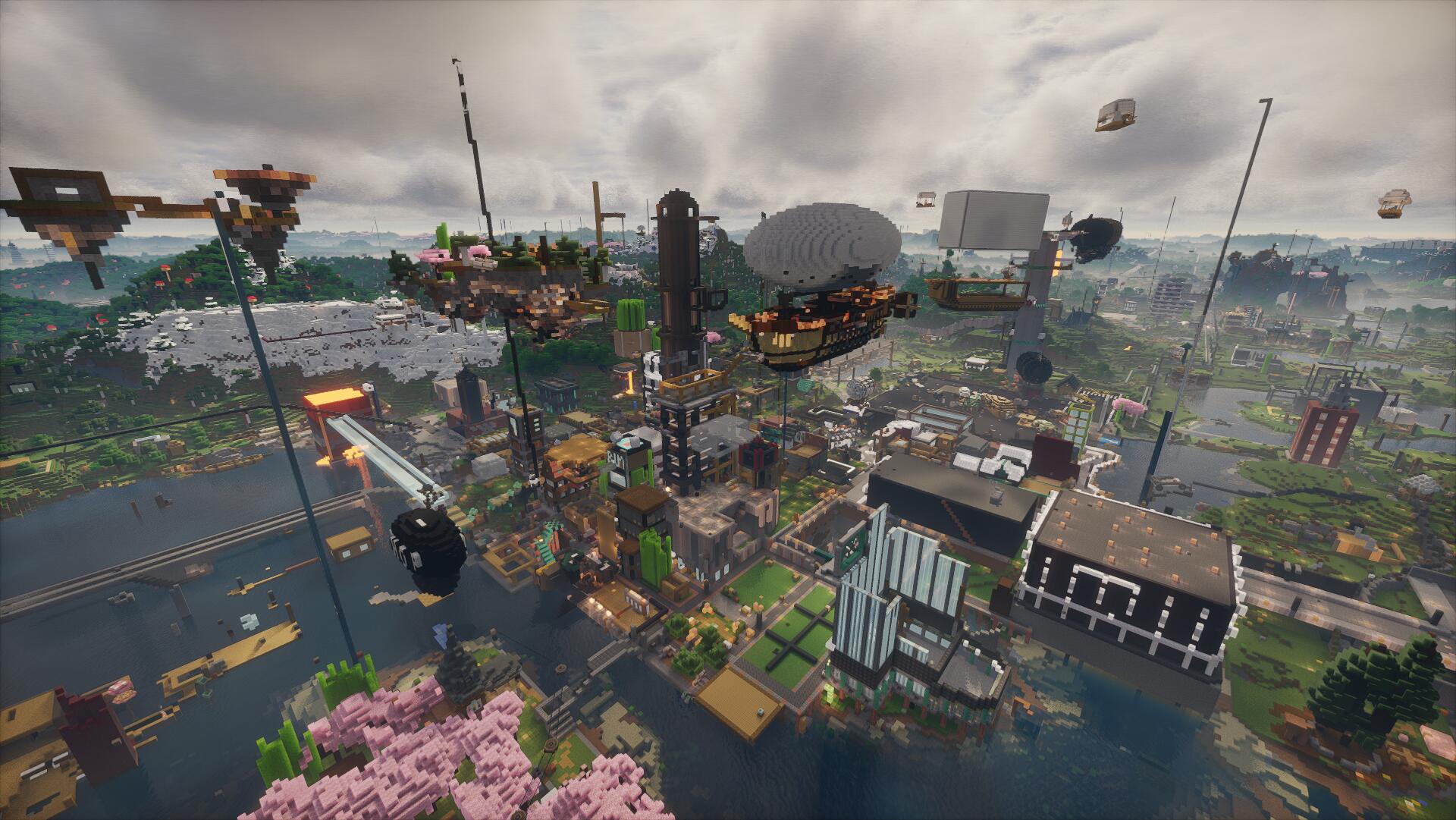 Discovery splash banner for Aero SMP Discord server