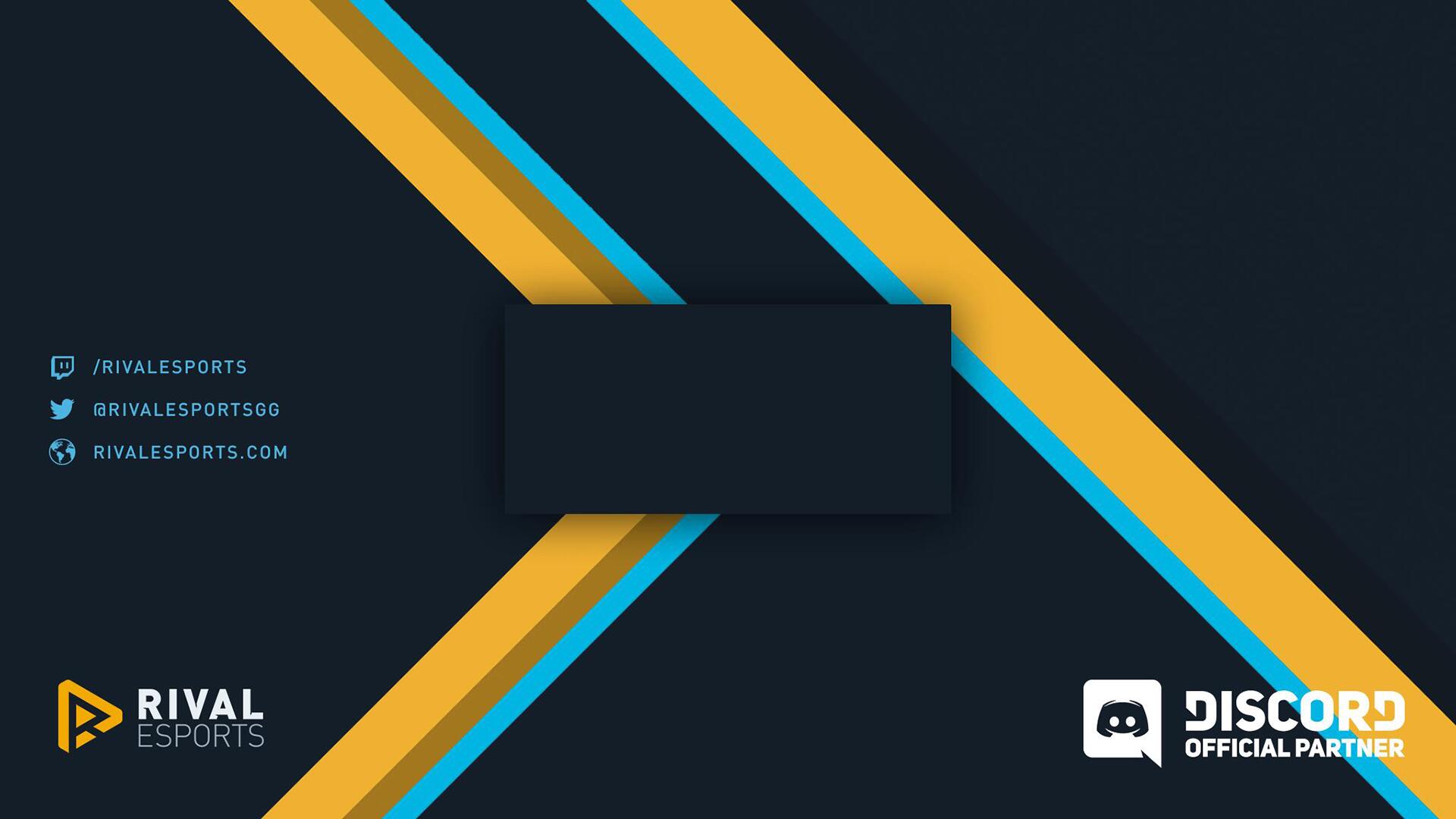 Discovery splash banner for Rival Esports Discord server
