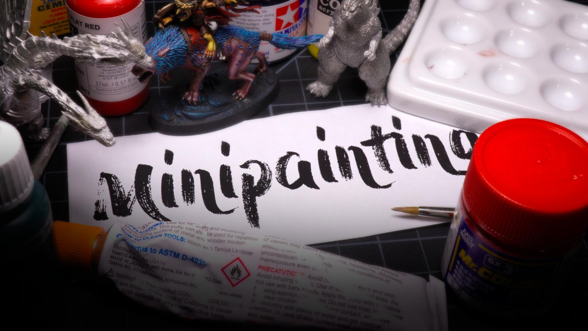 Discovery splash banner for minipainting Discord server