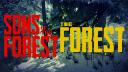Discovery splash banner for (Sons Of) The Forest Discord server