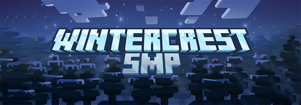Discovery splash banner for WinterCrest SMP Discord server