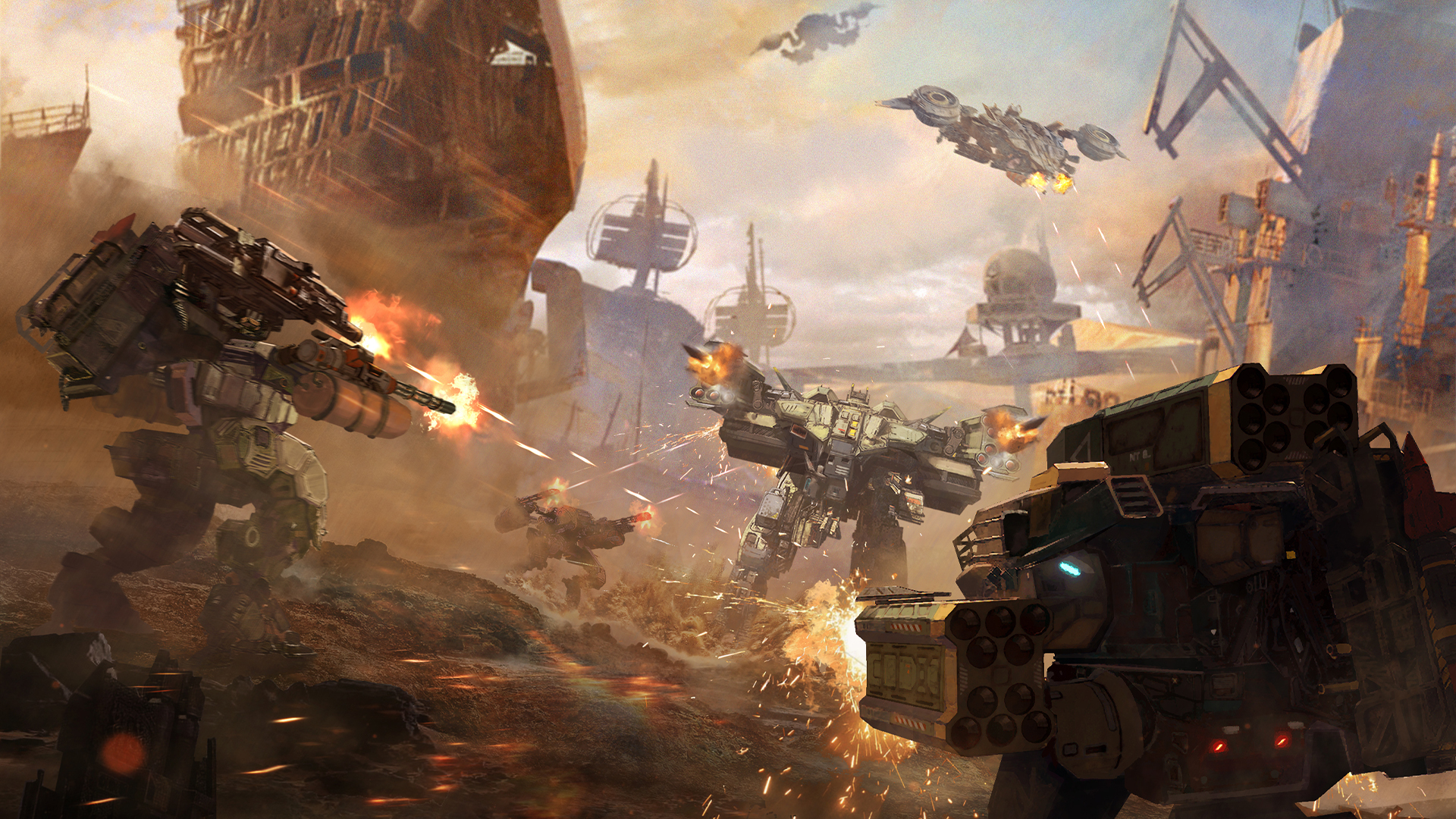Discovery splash banner for Battle of Titans Discord server