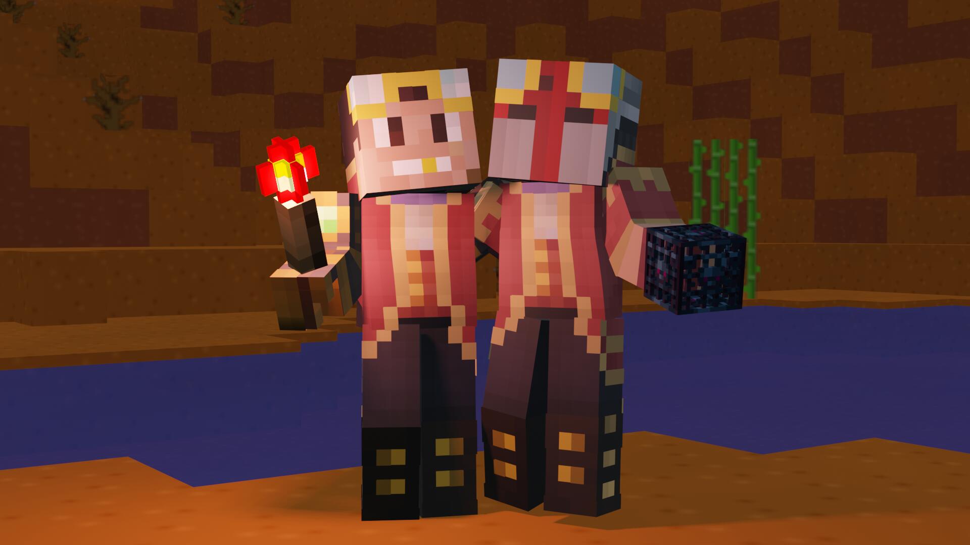 Discovery splash banner for JustVanillaMC Discord server