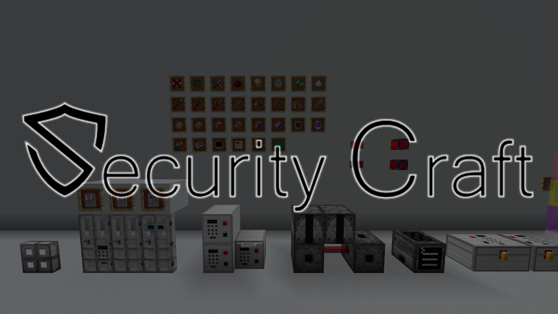 Discovery splash banner for SecurityCraft Discord server