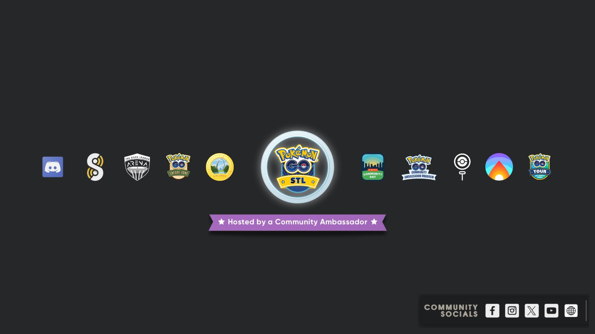 Discovery splash banner for Pokemon Go: St. Louis (Official) Discord server
