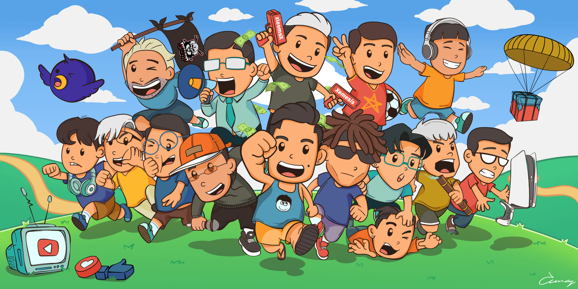 Discovery splash banner for Bộ Tộc MixiGaming Discord server
