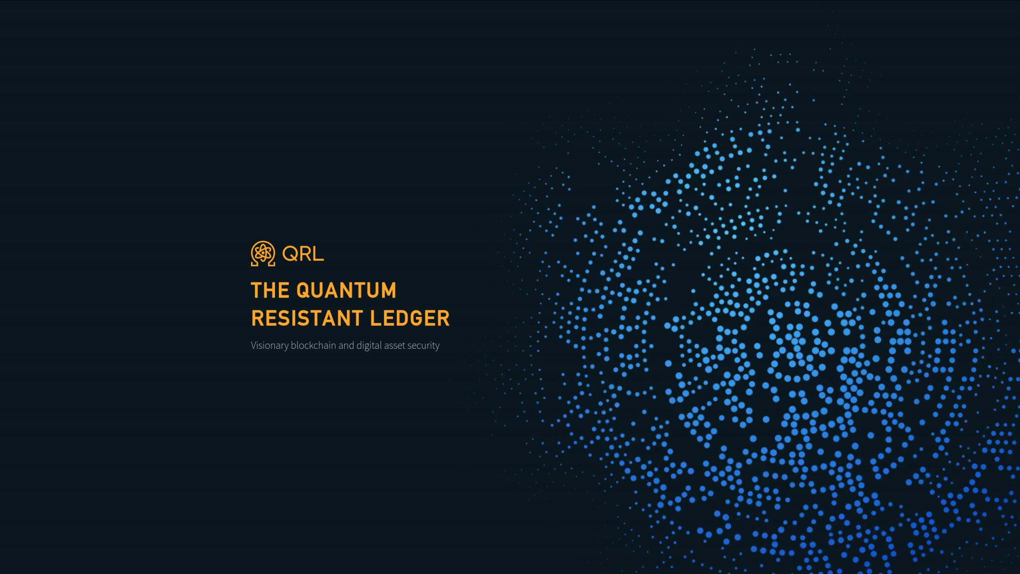 Discovery splash banner for The Quantum Resistant Ledger Discord server