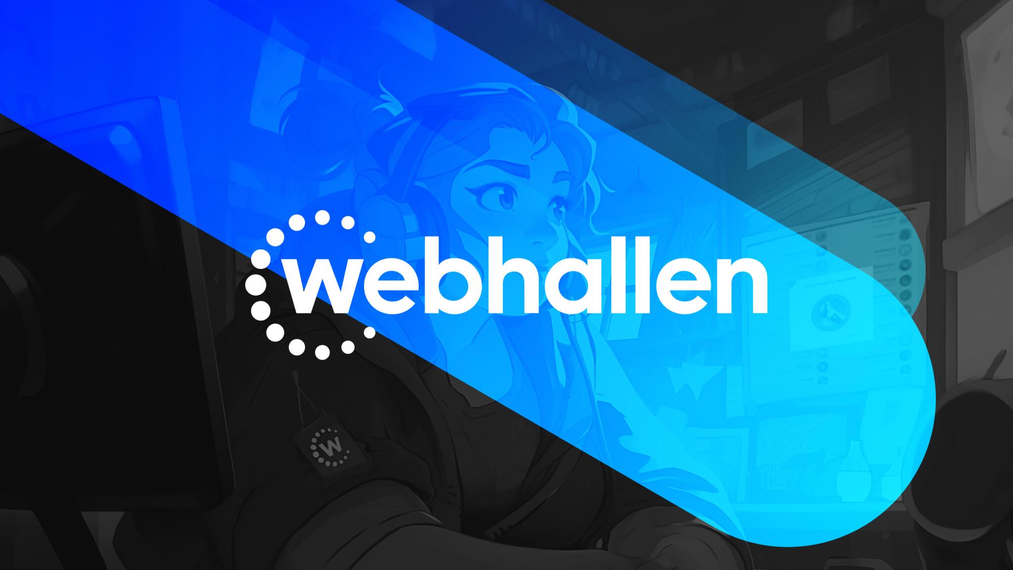 Discovery splash banner for Webhallen Discord server