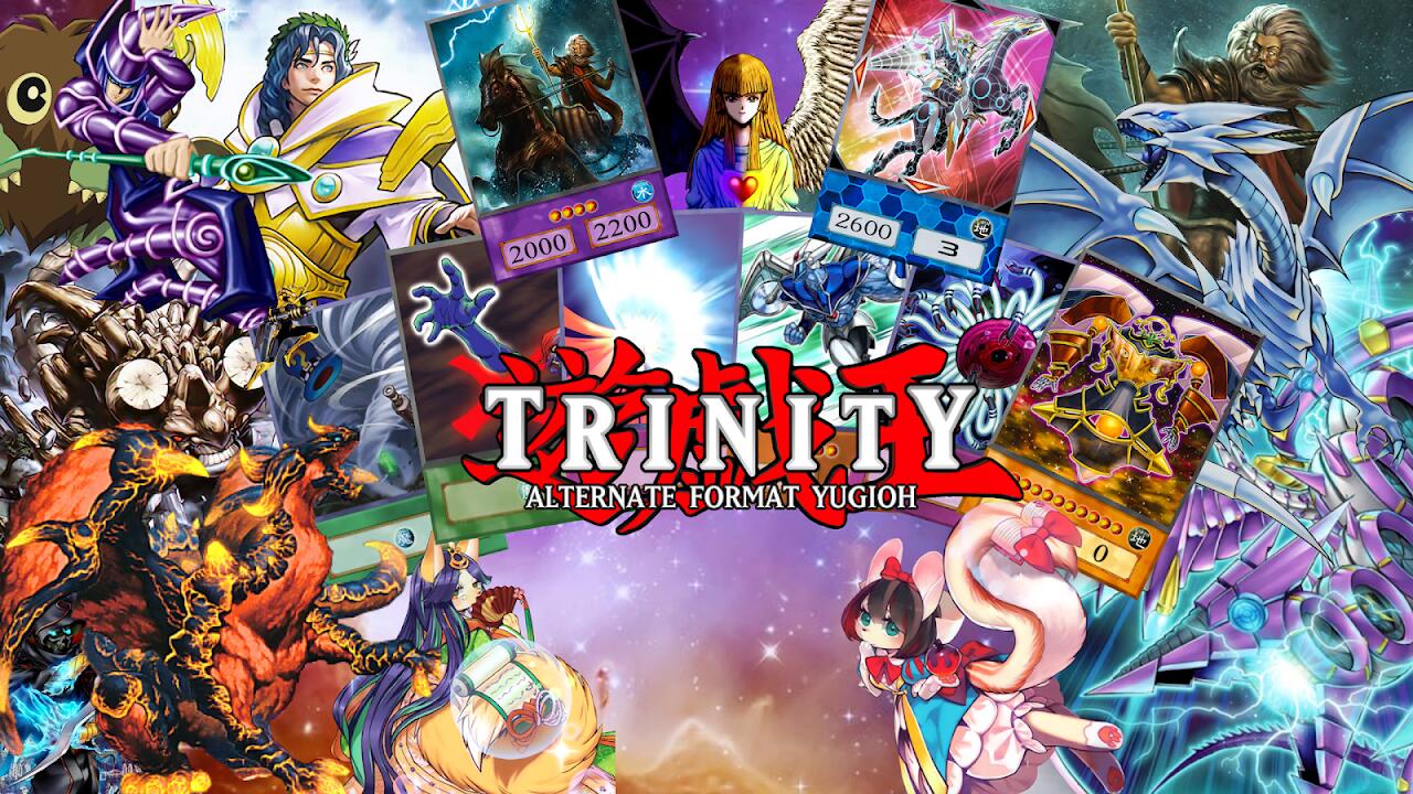 Discovery splash banner for Trinity Format Yugioh Discord server