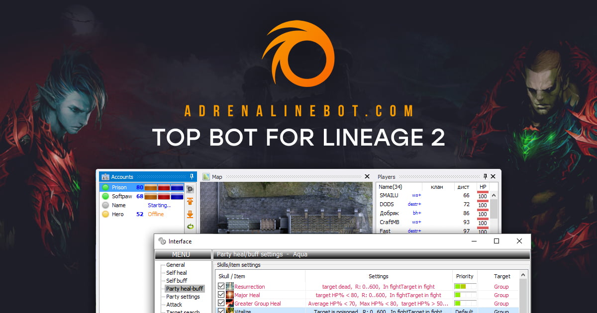 Discovery splash banner for Adrenaline Bot | Official Discord Community Discord server