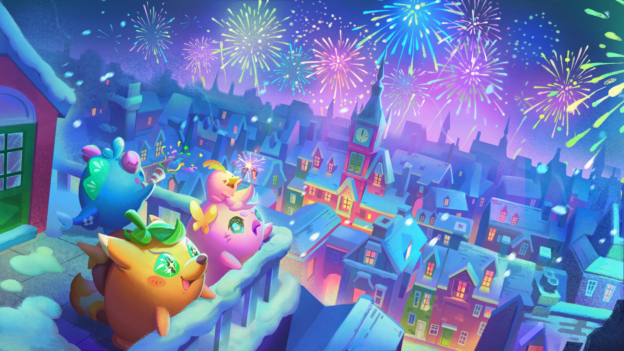 Discovery splash banner for Axie Infinity Discord server