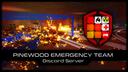 Discovery splash banner for Pinewood Emergency Team Discord server