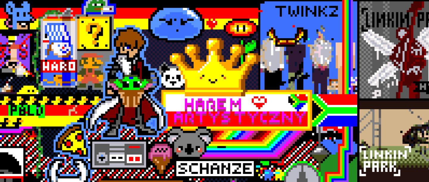 Discovery splash banner for Harem Artystyczny Discord server