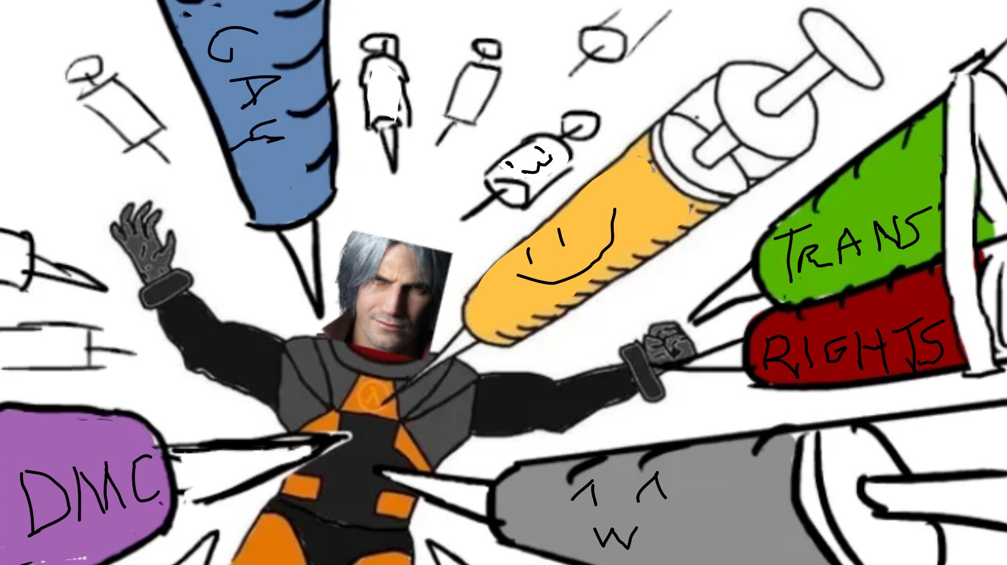 Discovery splash banner for Devil May Cry Discord server