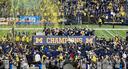 Discovery splash banner for Michigan Wolverines Discord server