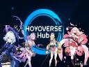 Discovery splash banner for HoYoverse Hub - Deutsch | Genshin Impact | Honkai: Star Rail | Zenless Zone Zero Discord server