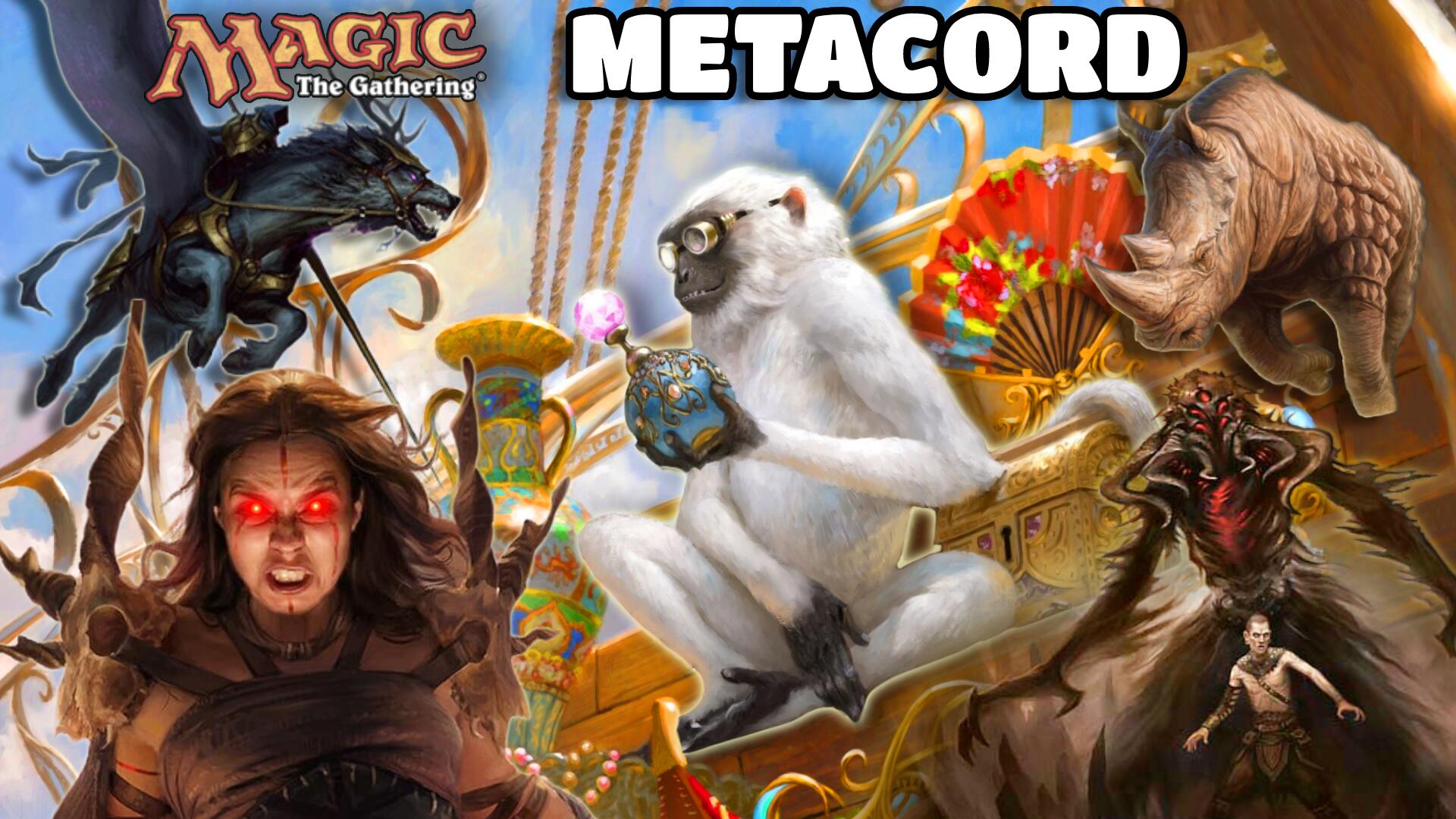 Discovery splash banner for The MTG Metacord Discord server