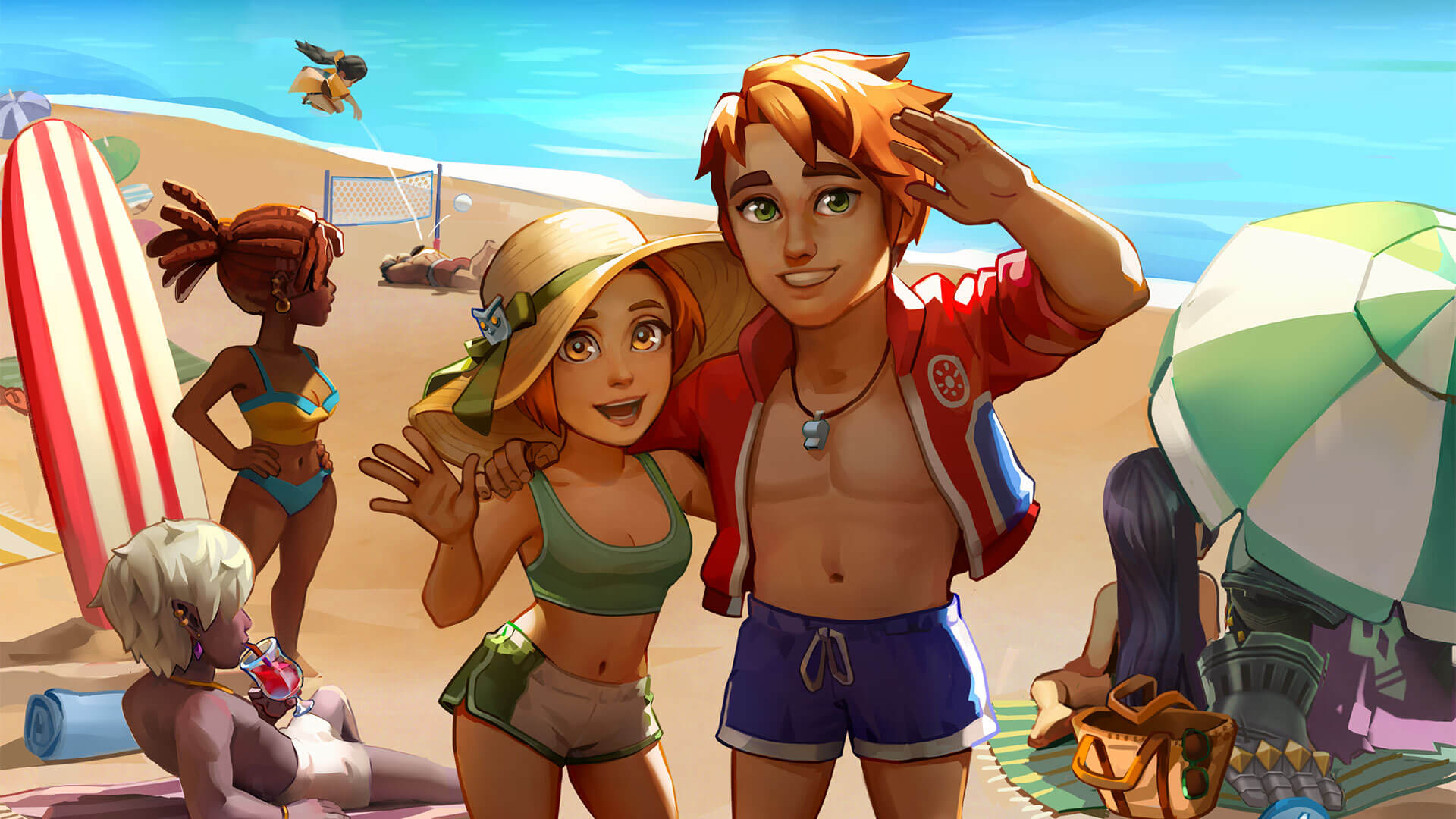 Discovery splash banner for Shop Titans Discord server