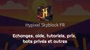 Discovery splash banner for Hypixel Skyblock FR Discord server