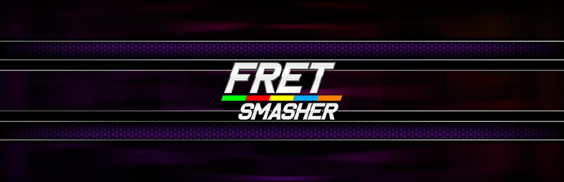 Discovery splash banner for Fret Smasher Discord server