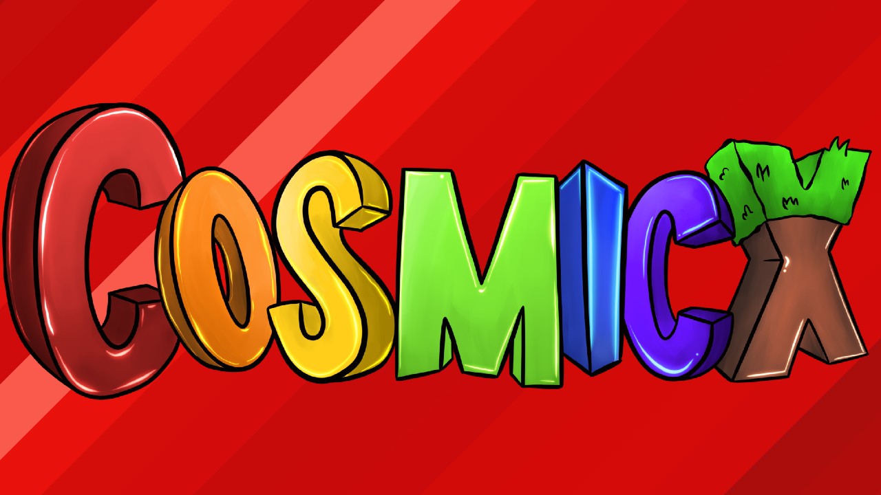 Discovery splash banner for CosmicX - Official Discord Discord server