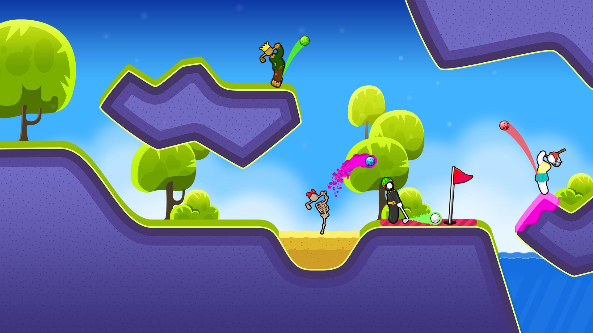Discovery splash banner for Golf Blitz Discord server