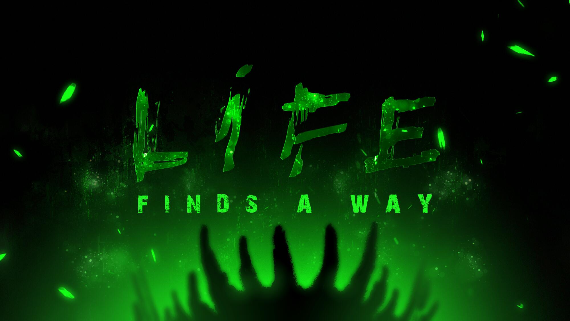 Discovery splash banner for Life Finds a Way Discord server
