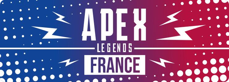 Discovery splash banner for Apex Legends France Discord server