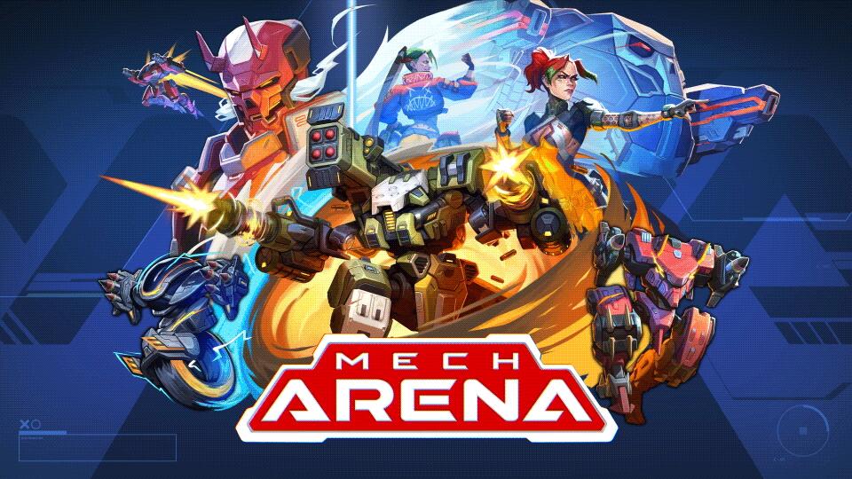 Discovery splash banner for Mech Arena Official Discord server