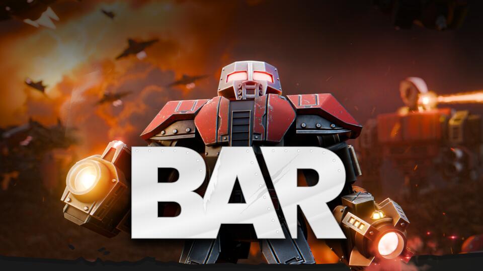 Discovery splash banner for Beyond All Reason | BAR Discord server