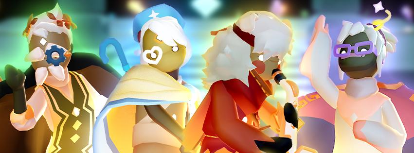 Discovery splash banner for Sky: Children of the Light Discord server