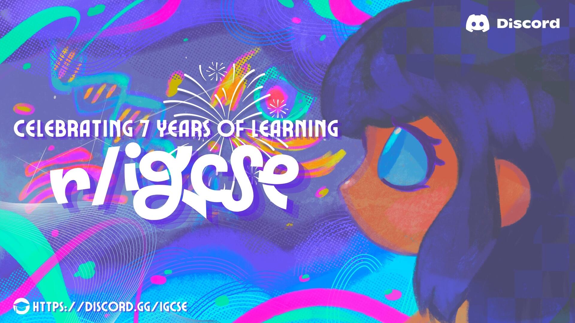 Discovery splash banner for r/IGCSE Discord server