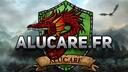 Discovery splash banner for Discord Officiel Alucare .fr Discord server