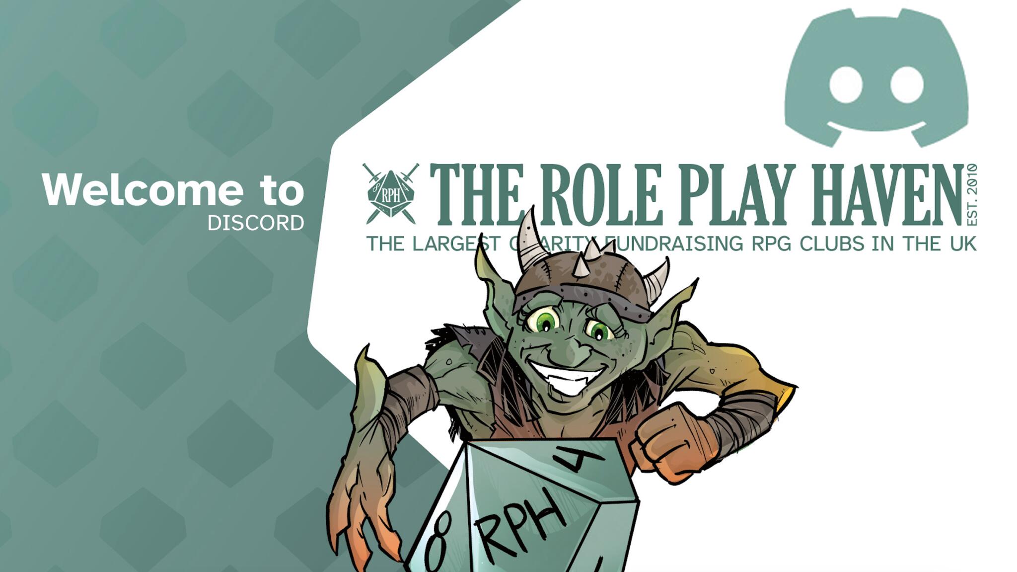 Discovery splash banner for The Role Play Haven Discord server