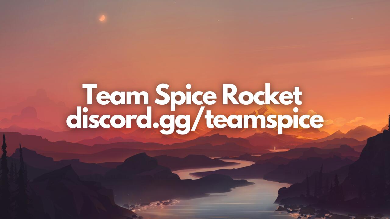 Discovery splash banner for 🔥 Team Spice Rocket 🔥 Discord server