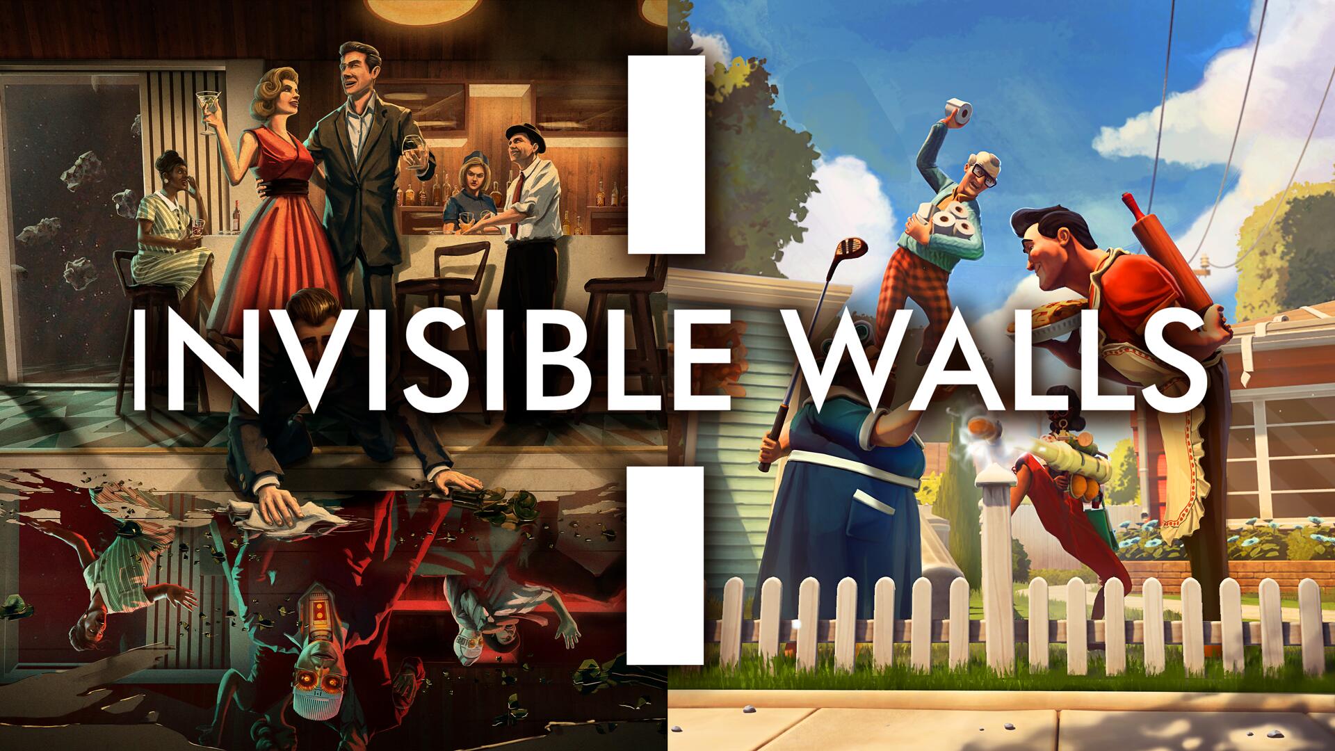 Discovery splash banner for INVISIBLE WALLS Discord server