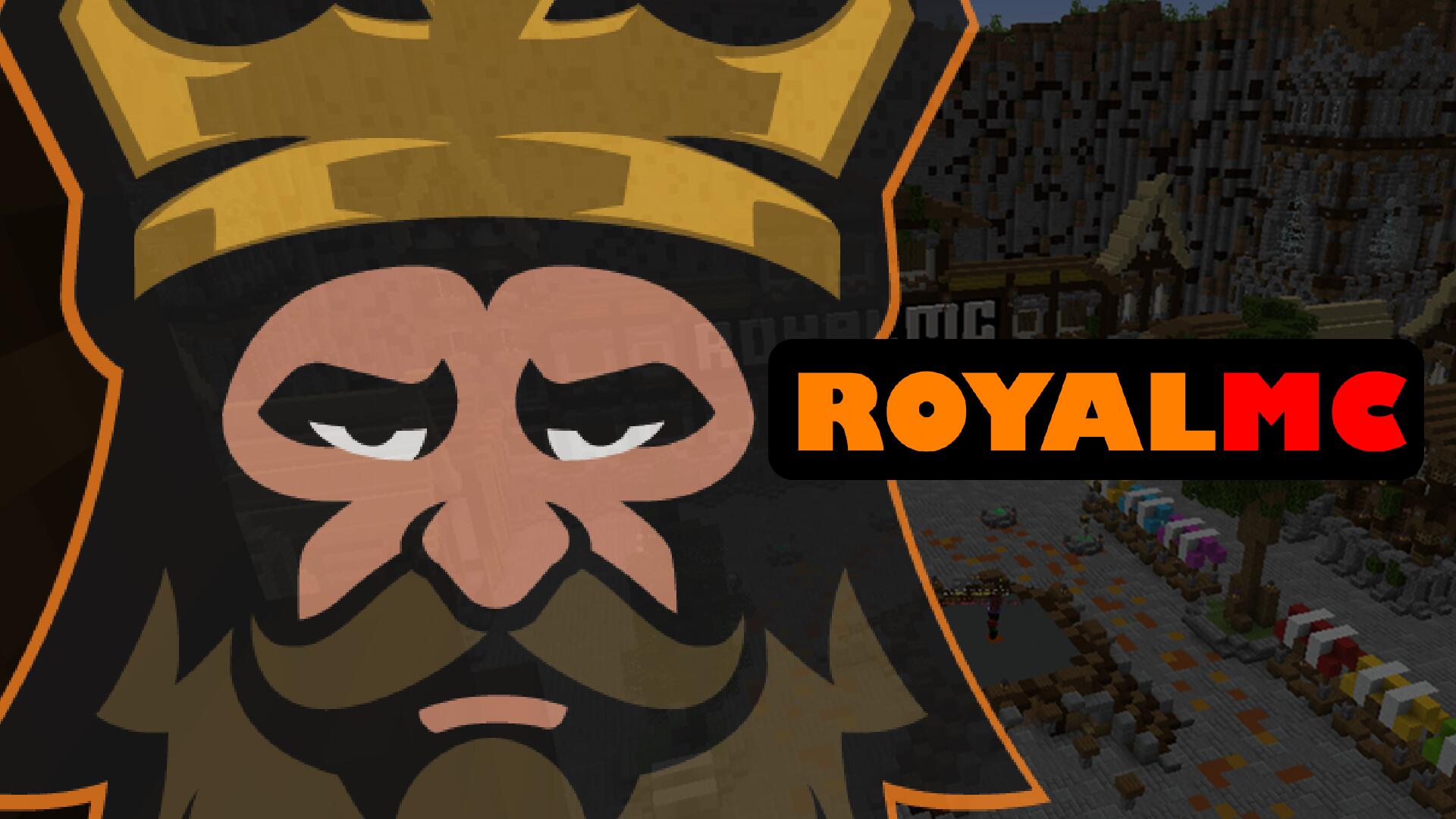 Discovery splash banner for RoyalMC Discord server