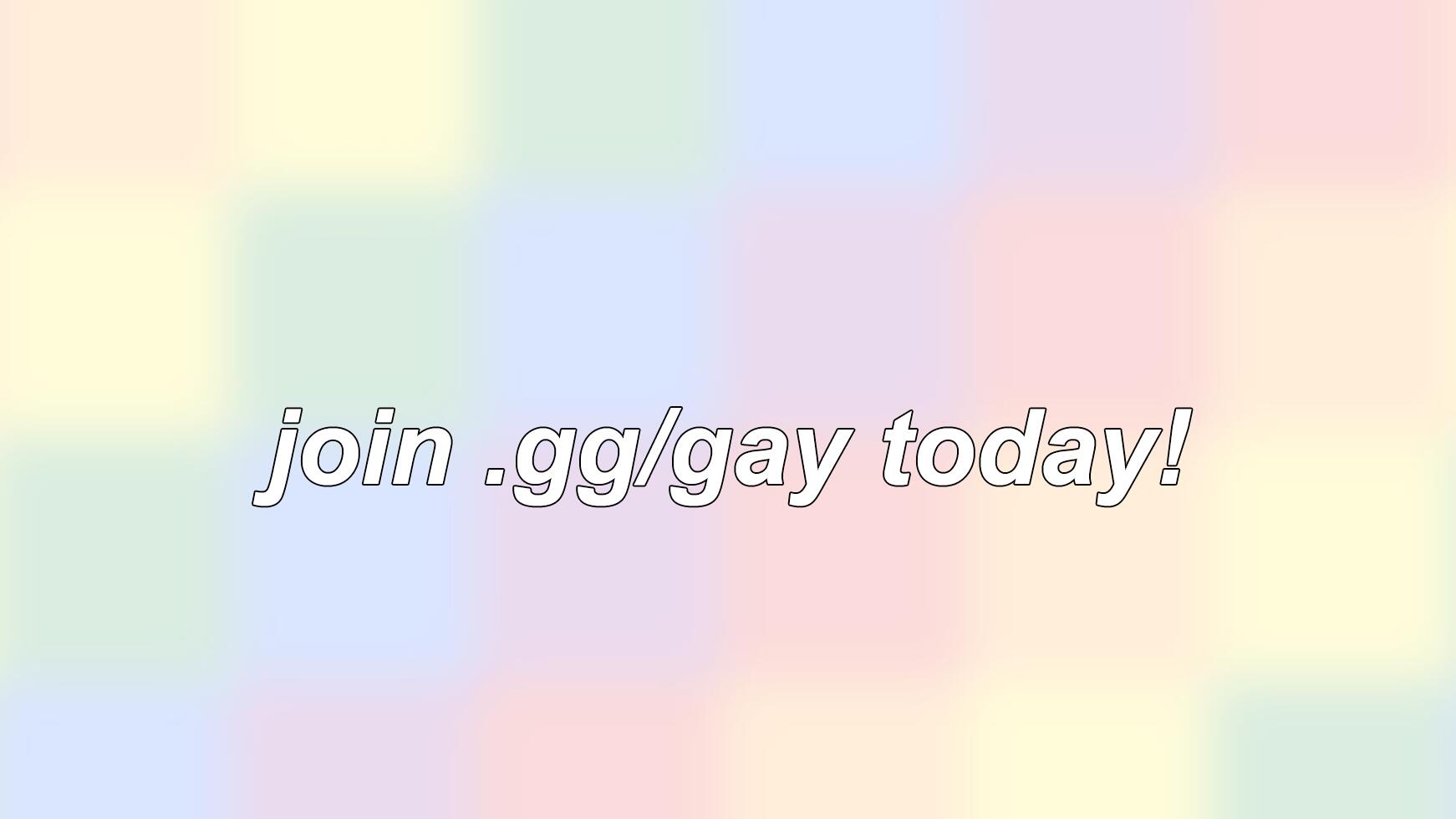 Discovery splash banner for gay irlโข ๐ เผ Discord server