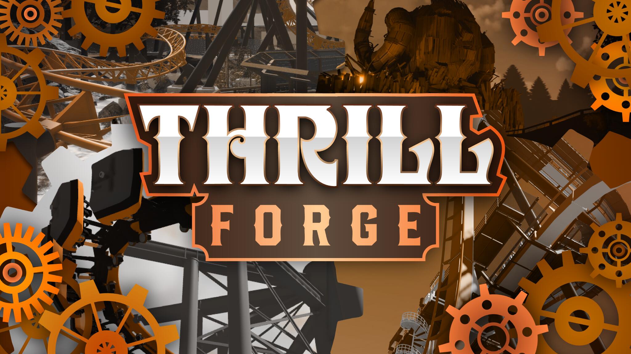 Discovery splash banner for Thrill Forge Discord server